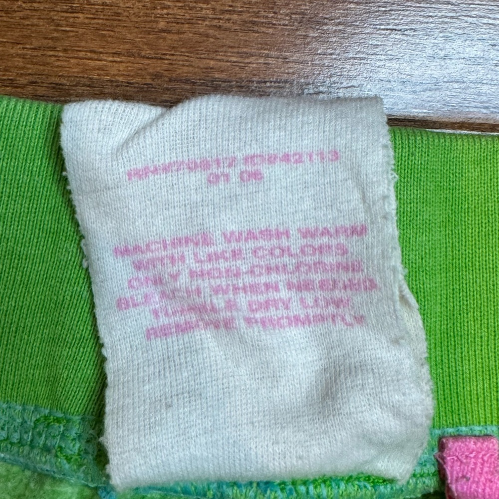 Y2K PINK Victoria's Secret Neon Green Ankle/Capri Jogger - Picture 9 of 12